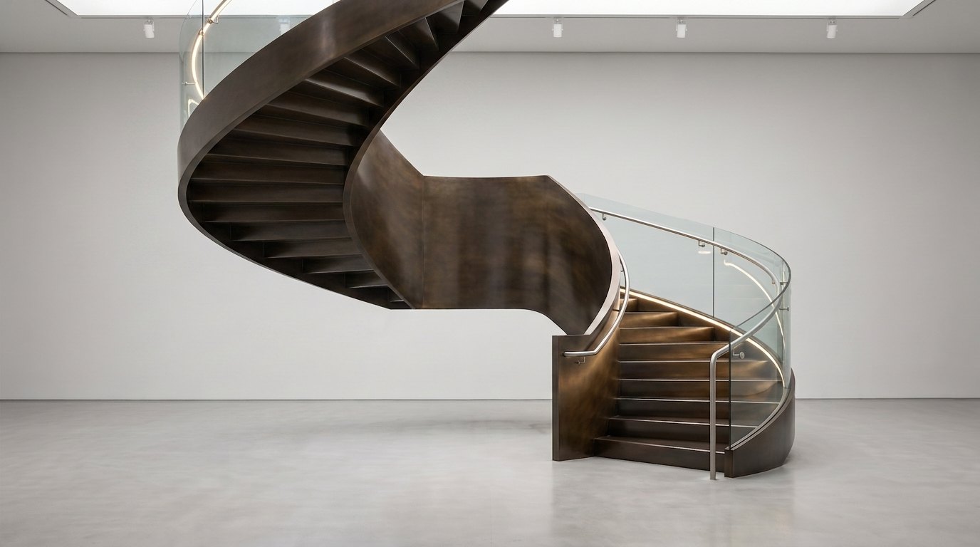 Sculptural staircase